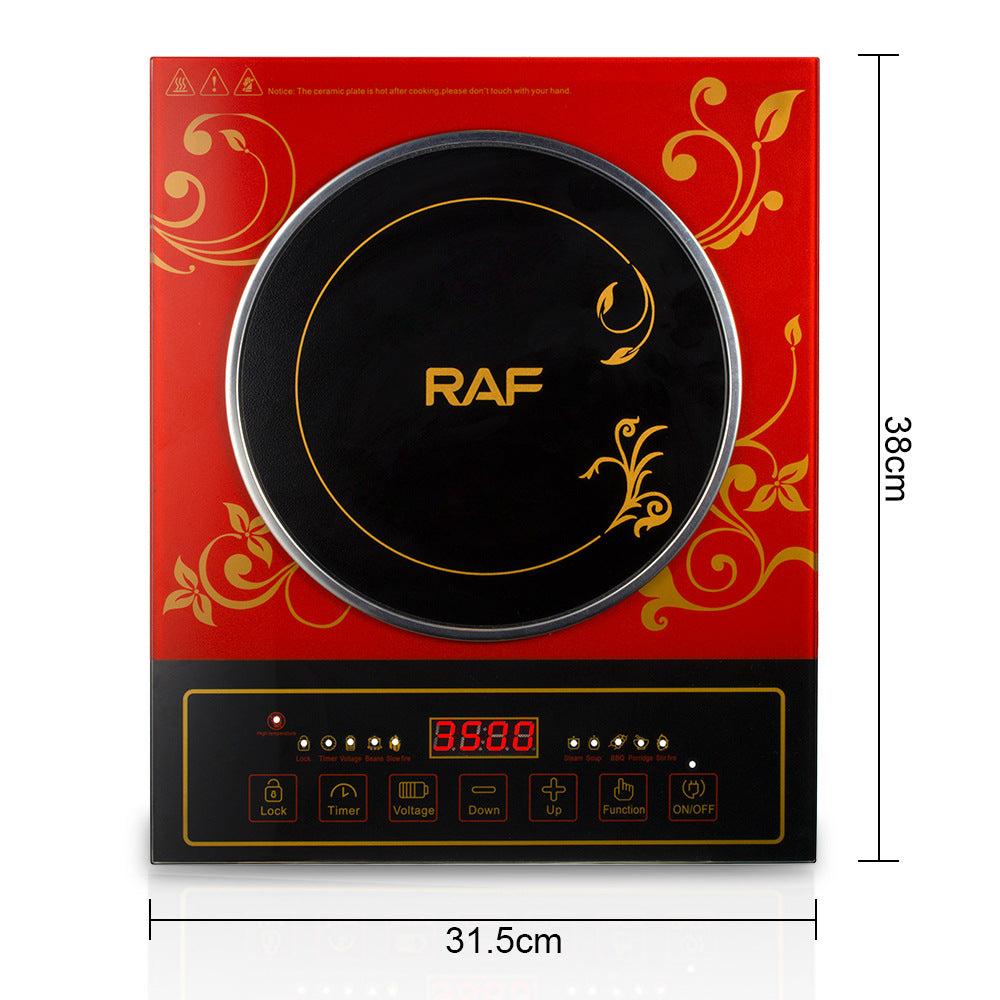 RAF European Standard High-Power Stir-Fry Hot Pot Electric Ceramic Stove Household Multi-Function Light Wave Induction Cooker Countertop Electric Stove8060 - 图片 8