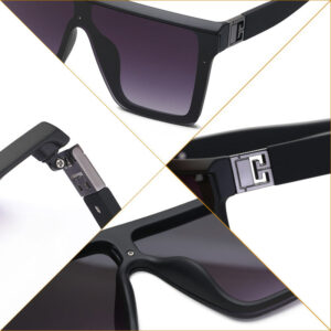 2025New Fashion Sunglasses for Women, Internet Celebrity Style, Large Square Frame Sunglasses for Men, Trendy sunglasses
