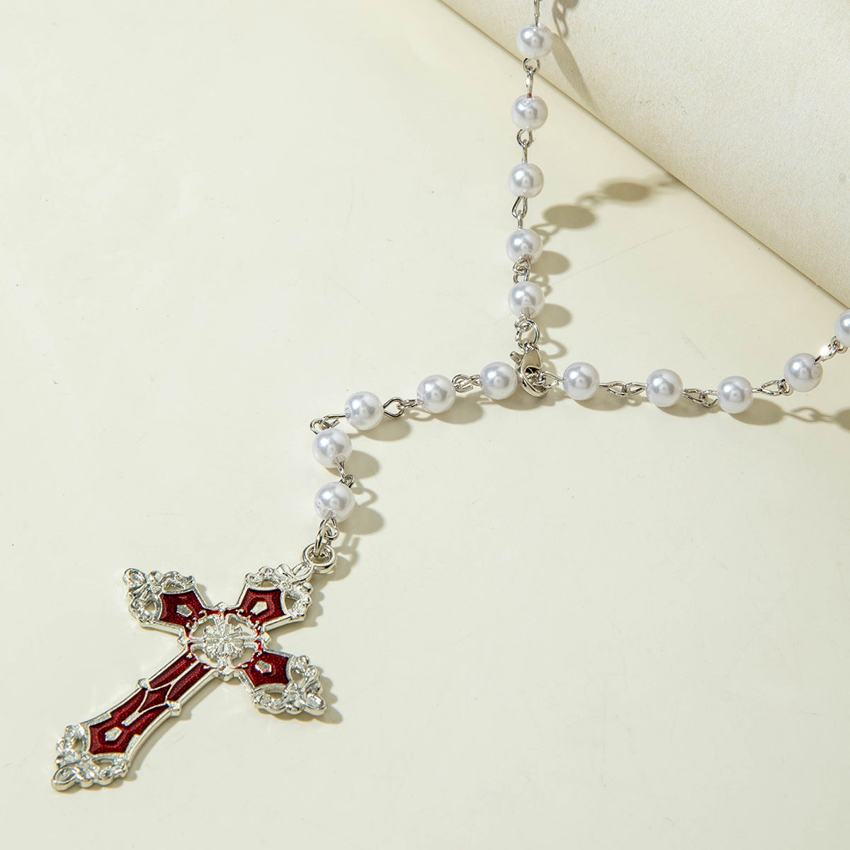 European and American Fashion Jewelry Beaded Tassel Double Layer Long Necklace Elegant Multi-layer Wear Y Type Necklace Ornament - 图片 36