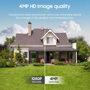 4G Solar HD400Megapixel outdoor courtyard surveillance camera with infrared night vision PIR Detection