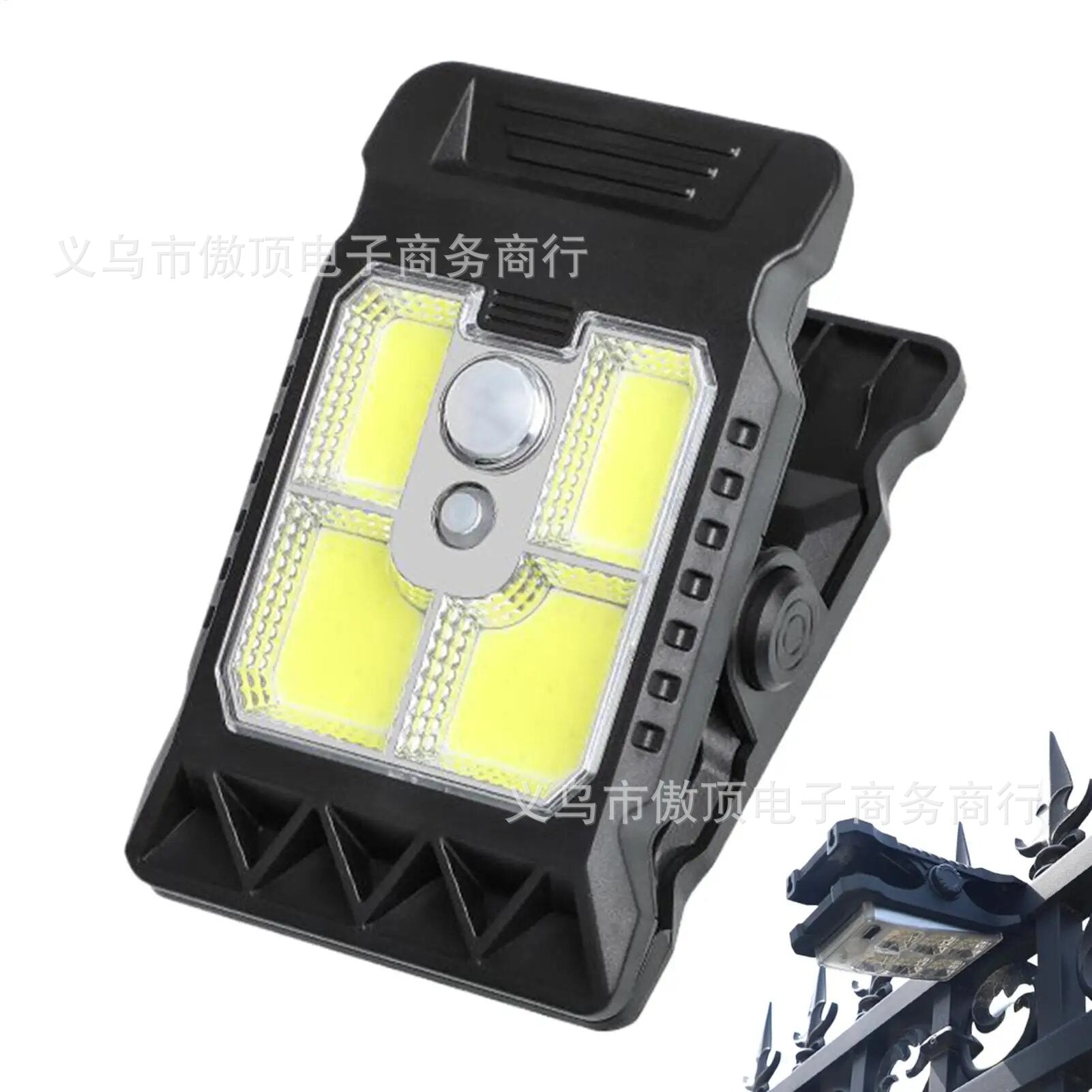 Solar Clip Light Human Body Sensing Outdoor Garden Light Garden Lighting Solar Fence Light Wall Light - 图片 11
