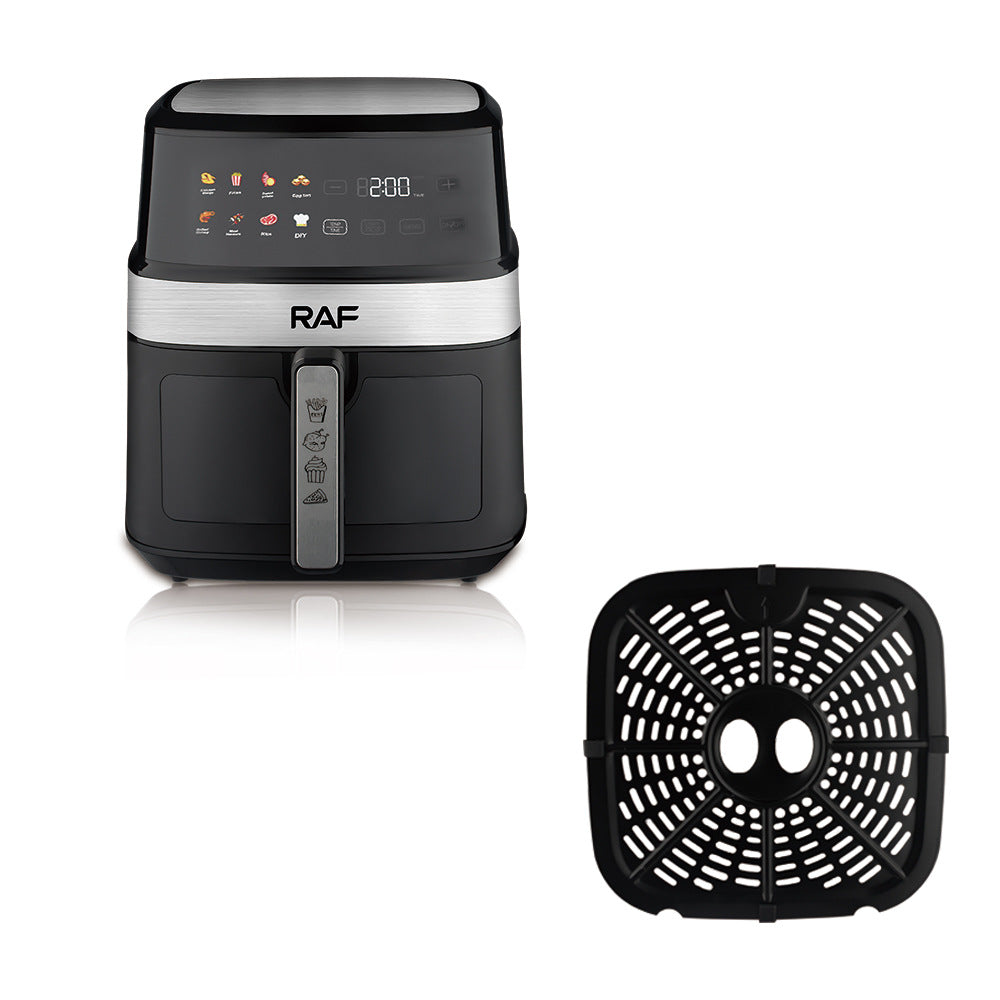 RAF European Standard Large Capacity Air Fryer8L Multifunctional Household Electric Deep Fryer with Visual Intelligent Touchscreen and Oil-Free - 图片 4
