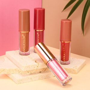 12Color Lip Glaze Set Velvet Matte Matte Lip Gloss Non-Fading Liquid Lipstick European and American Makeup