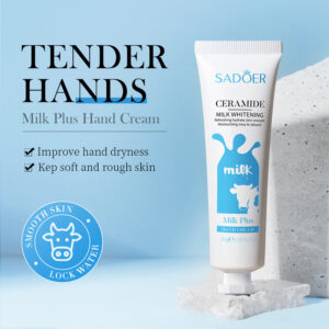 Milk Hand Cream SADOER Beirun Refreshing Hydrating Moisturizing Hand Cream Cross-Border Wholesale