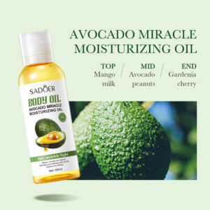 Flower and Fruit Essential Oil SADOER Avocado Hydrating Nourishing Moisturizing Body Oil Cross-Border Wholesale