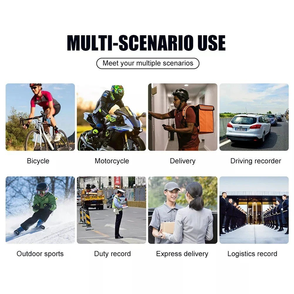 4K Handheld Pocket Camera Portable Recorder Clip Camera HD Infrared Night Vision Recorder - 图片 14