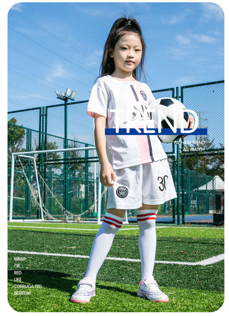 New Football Shoes for Men and Women, Children's Low-top Anti-collision Spike Magic Tape No-tie Grass Training Sports Shoes - 图片 26