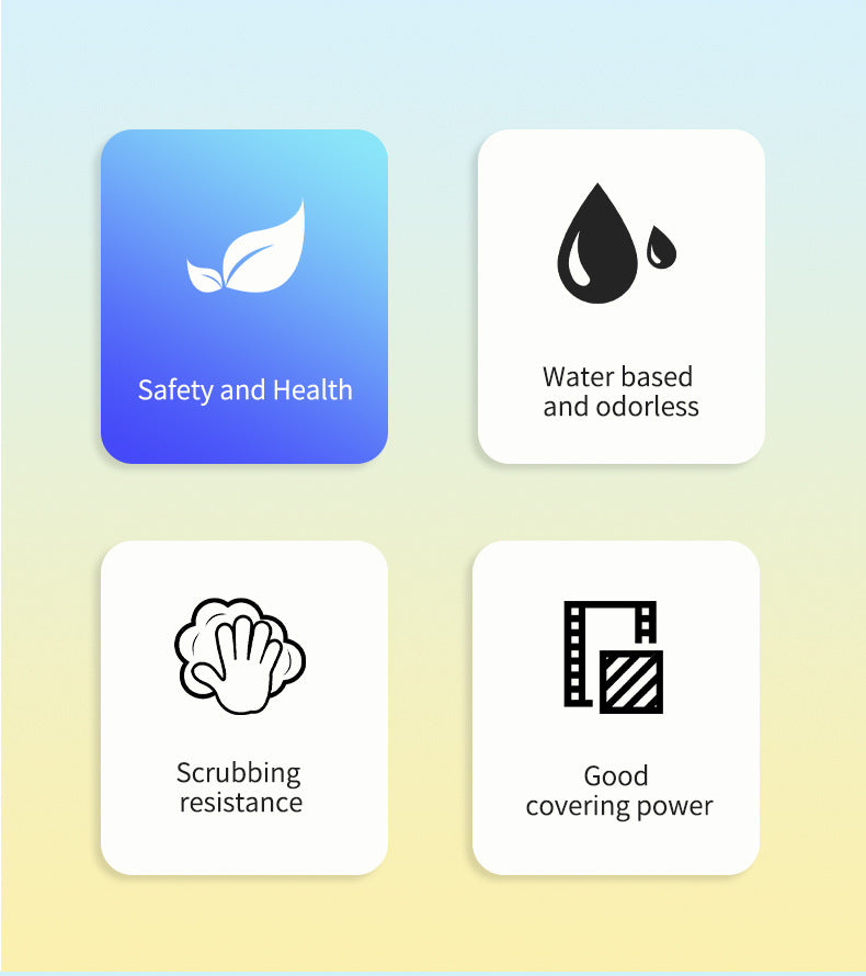 Wall Small Roller Brush Paint Cocoa Roller Dirty Graffiti Renovation Color Change Latex Paint Portable Water-Based Interior Wall Paint - 图片 15