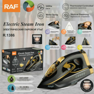 RAF European Standard Household Handheld Steam Iron High-power dual-use for dry and wet2400W Electric Iron R1386