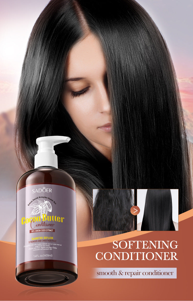 Cocoa Oil Smooth Conditioner SADOER Repair and Nourish Hair Conditioner Cross-Border Wholesale - 图片 6