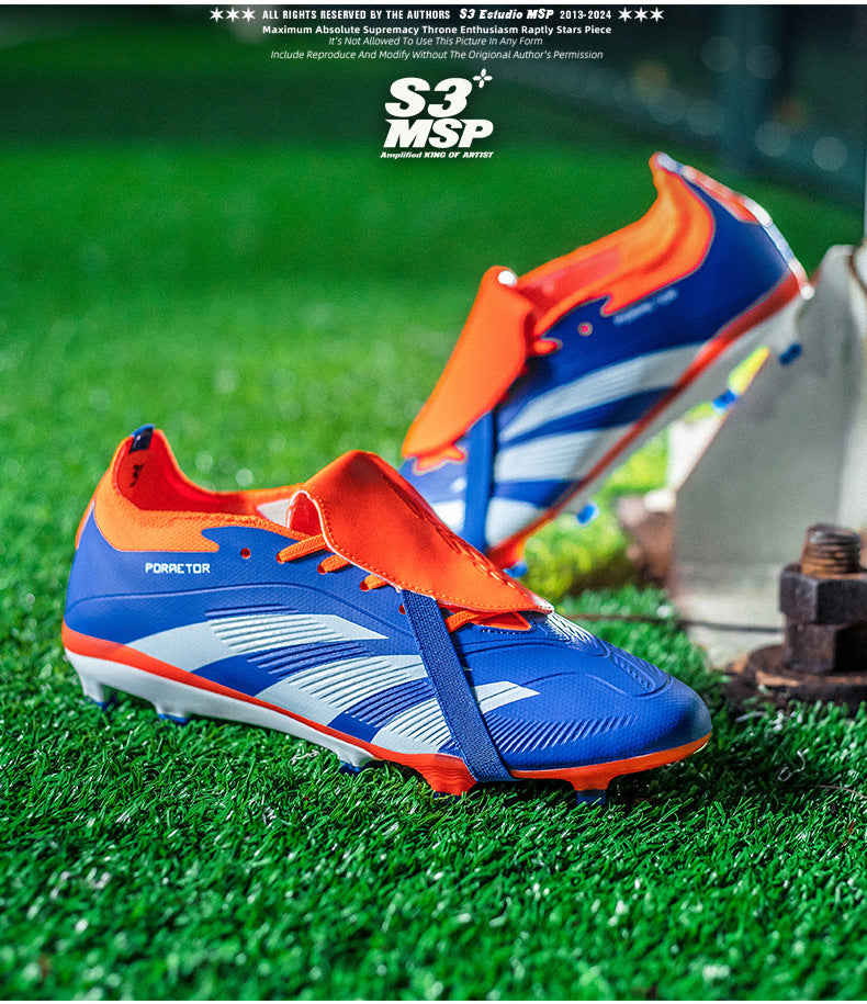 World Cup Football Shoes Men's New Style Grassland Competition AG Spike TF Broken Nails Adult Youth Student Sports Training - 图片 47