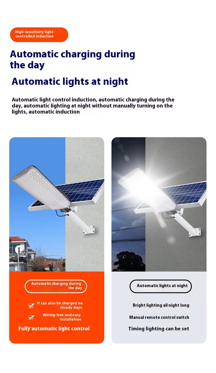 New 6m Countryside LED Solar Street Lights Waterproof Wall Lights for Garden Home Outdoor Explosion-Proof LED Lighting for Roads - 图片 16