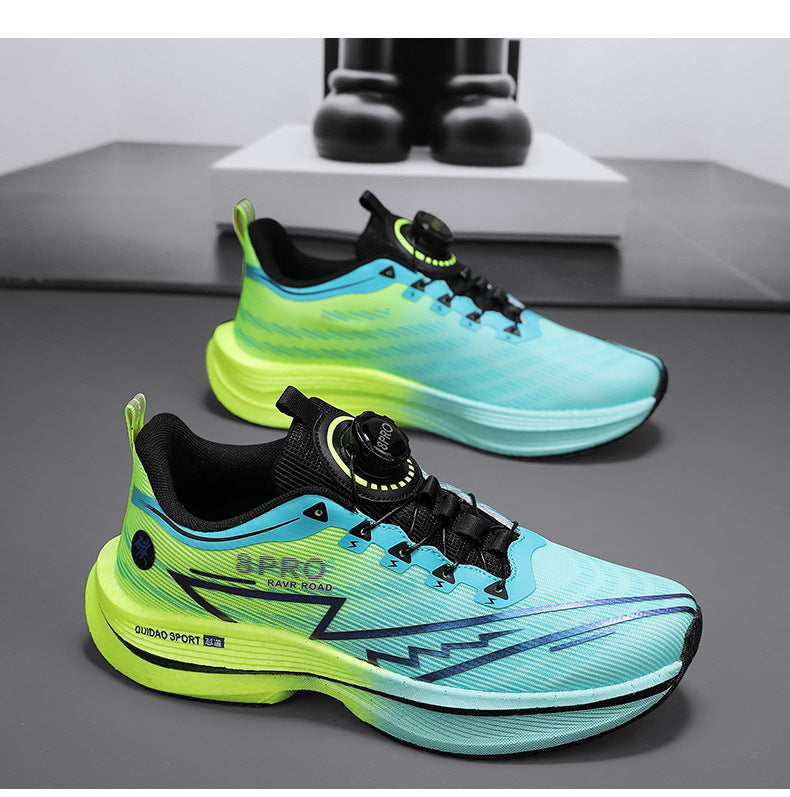 2025New8pro Full Palm Carbon Plate Racing Shock Absorption Running Shoes Men and Women Couples Rotating Buckle Youth Shoes Sports - 图片 32