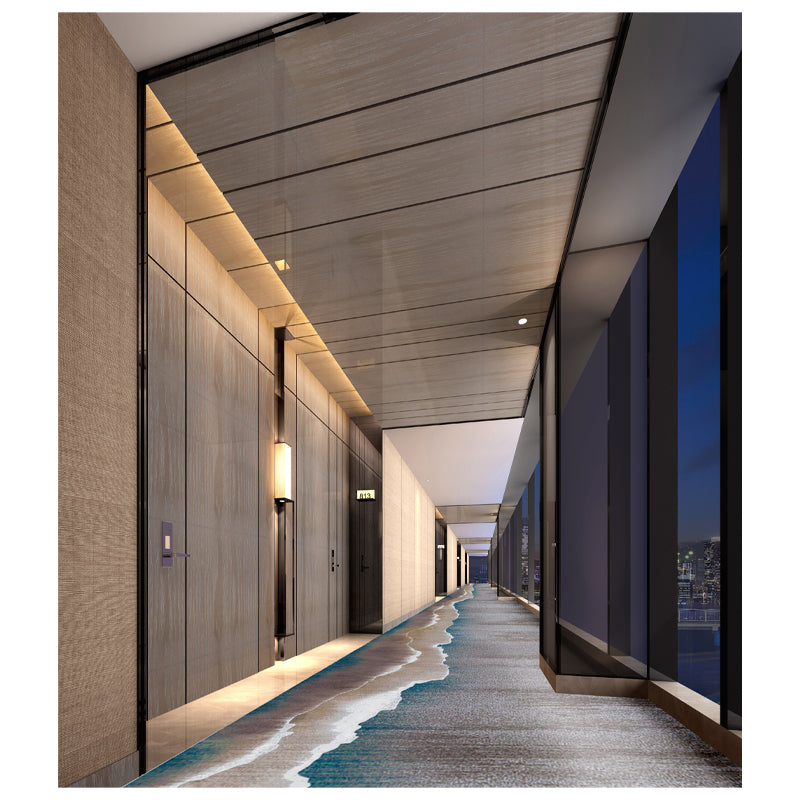 Foshan Fire Wooden Doors Design Catalogue Manufacturers Hotel Room Doors Modern Doors for Hotel - 图片 3