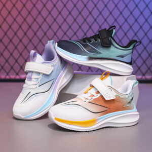 Children's Ultra-light Shock-absorbing Anti-slip Running Shoes Spring and Summer Medium and Large Children's Mesh Breathable Sports Shoes Children's Shoes Breathable Shock-absorbing