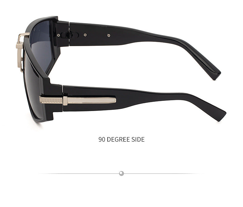 New Large Frame UV Protection Sunglasses for Women Fashionable Internet Celebrity Style Sunglasses Trendy Korean Version Glasses sunglasses - 图片 25