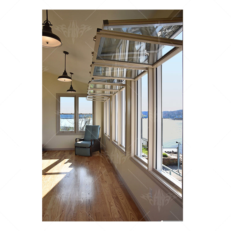 Customized Aluminum Folding Window Home Use Fold up Window Project Kitchen Folding Window - 图片 4