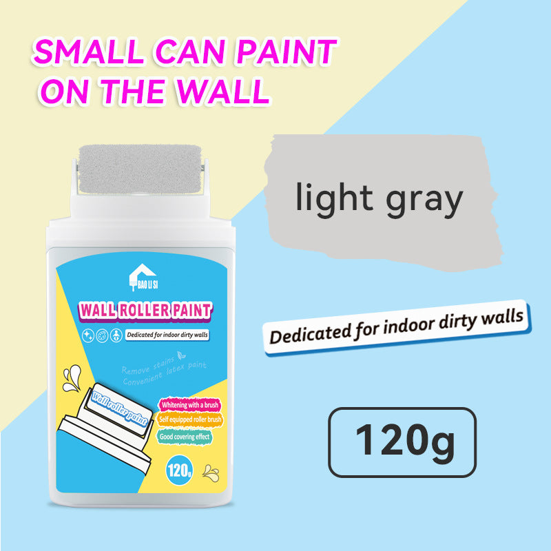 Wall Small Roller Brush Paint Cocoa Roller Dirty Graffiti Renovation Color Change Latex Paint Portable Water-Based Interior Wall Paint - 图片 13