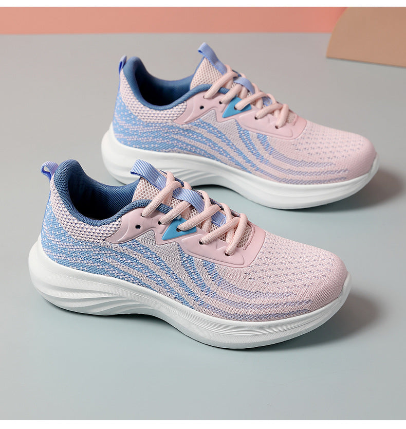 Plus Size Women's Shoes Mesh Breathable Sports Shoes Casual Shoes Lightweight Student Running Shoes Soft Sole Travel Shoes - 图片 36