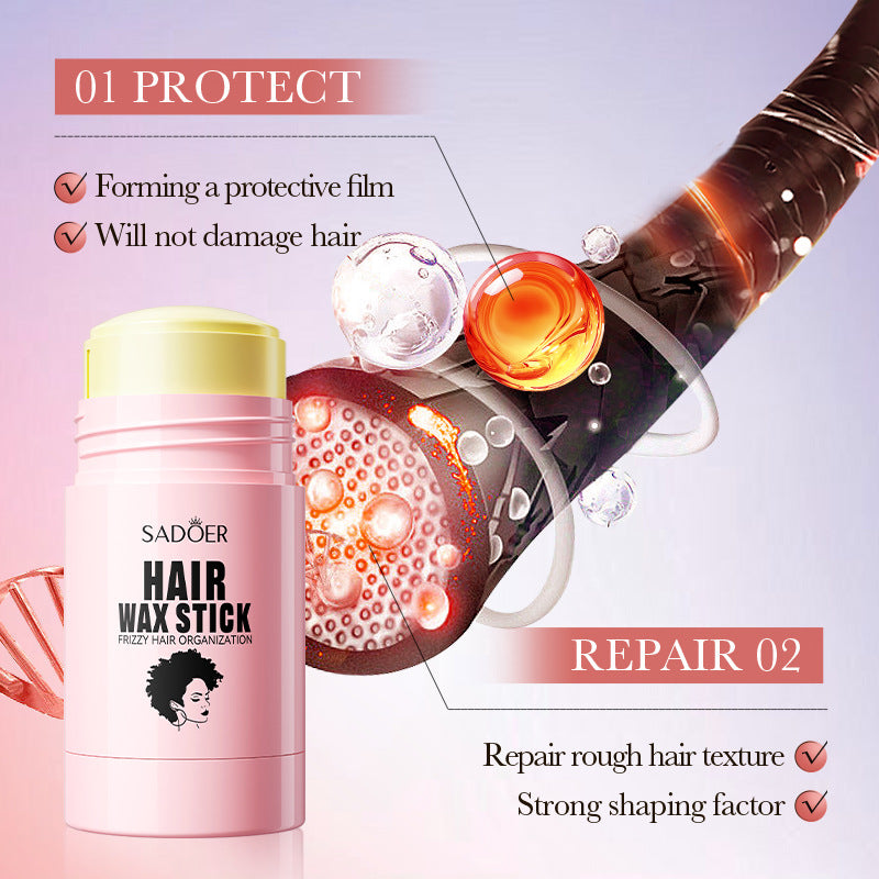 Fine Hair Styling Stick30g SADOER Styling Liquid for Taming Messy Hair Cross-Border Wholesale - 图片 3
