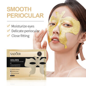 Gold Butterfly Eye Mask SADOER Eyes mask15g Moisturizing and Nourishing Tablets for Cross-Border Wholesale