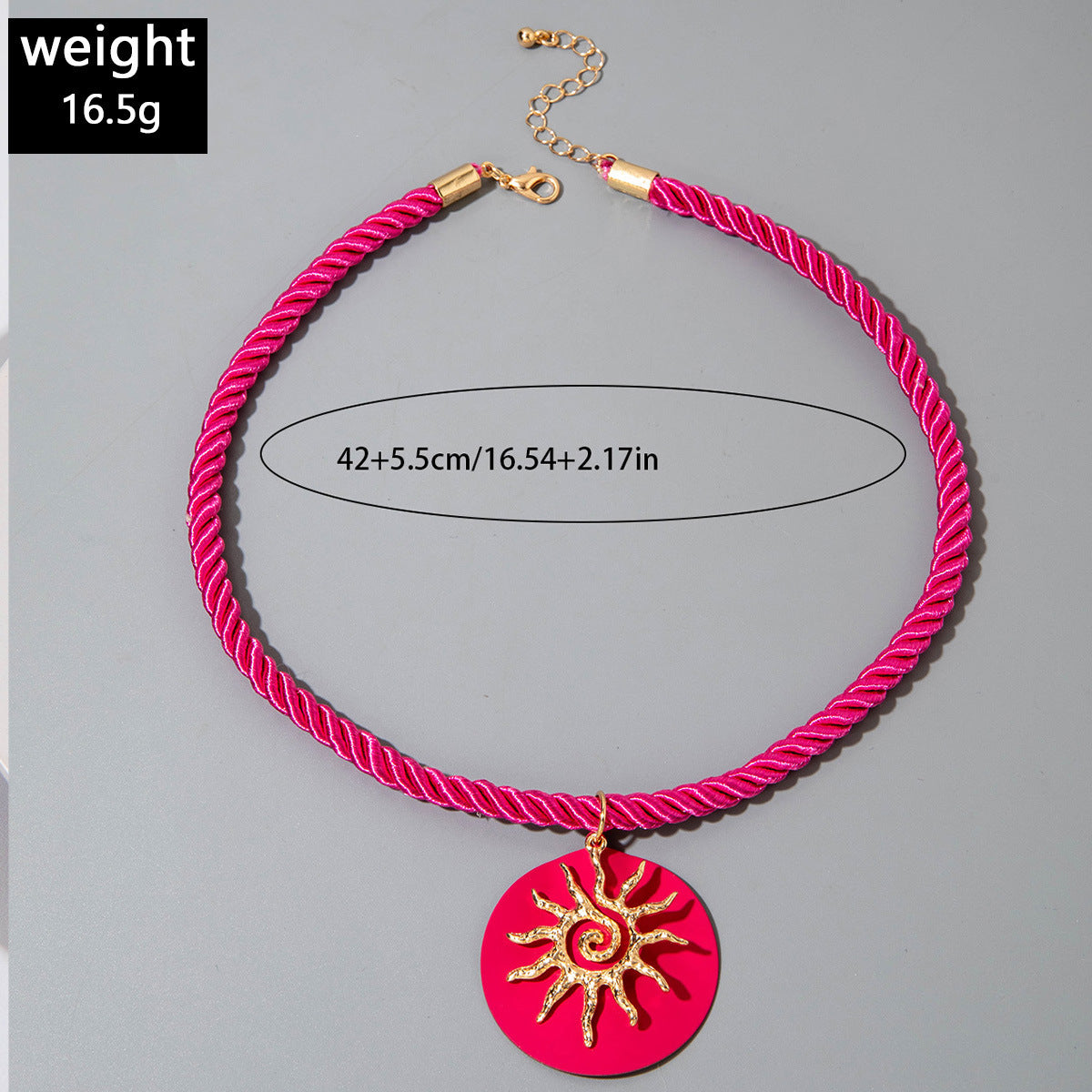 European and American Metal Ocean Style Starfish Pendant Necklace Jewelry Personality Exaggerated Star Beach Vacation Necklace for Women - 图片 17