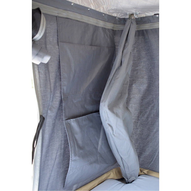 FRP Automatic Hard Shell Car Roof Top Tent SUV Waterproof Outdoor Camping Lightweight Quick Open for Self-Driving Tours - 图片 36