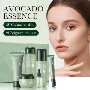 Avocado Skincare Set SADOER Cleansing, hydrating, and moisturizing six-piece set for  foreign trade wholesale