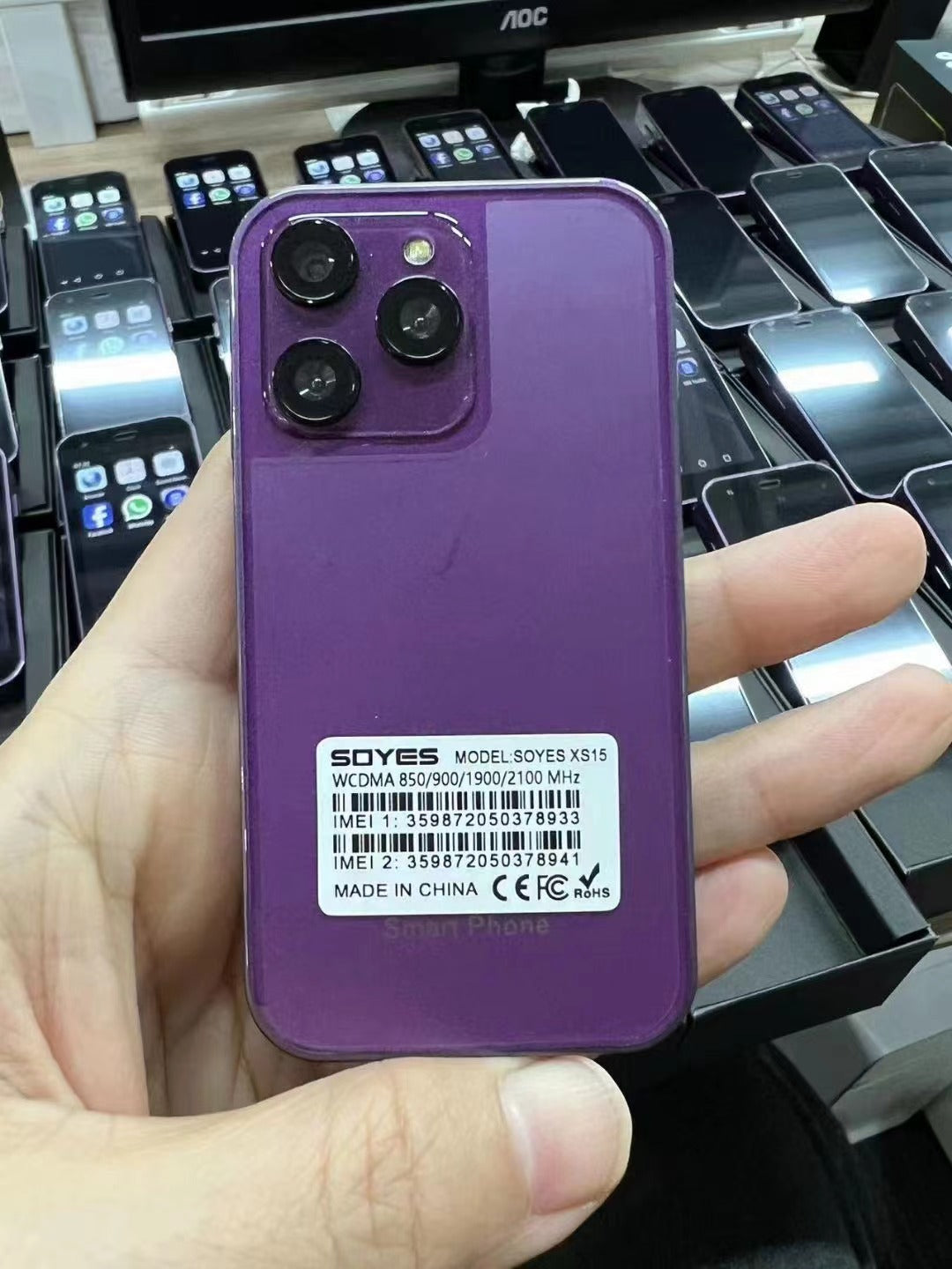 Popular XS15Dual SIM Smartphone31-inch mini portable mobile phone touch explosion-proof screen3G Small phone - 图片 7