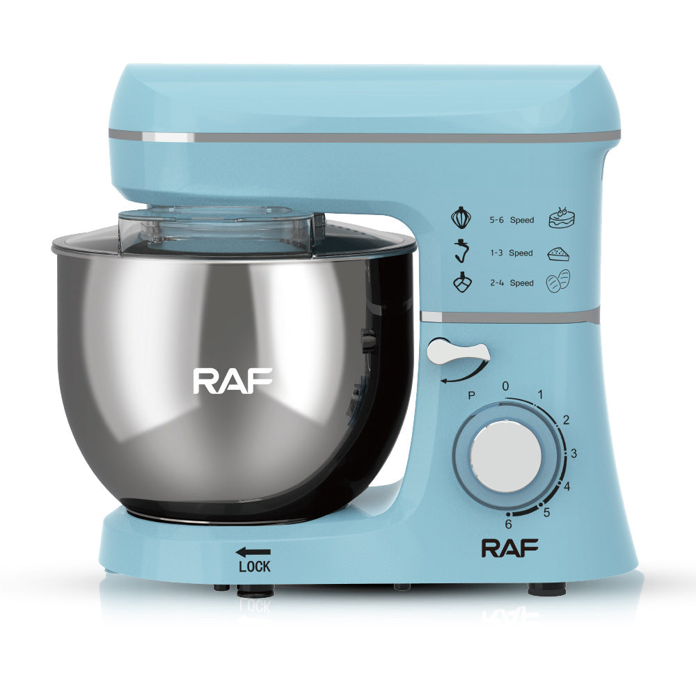 RAF EU Standard Kitchen Machine Stainless Steel Bowl High Power Dough Mixer Egg Beater Mixer Egg Beater - 图片 15