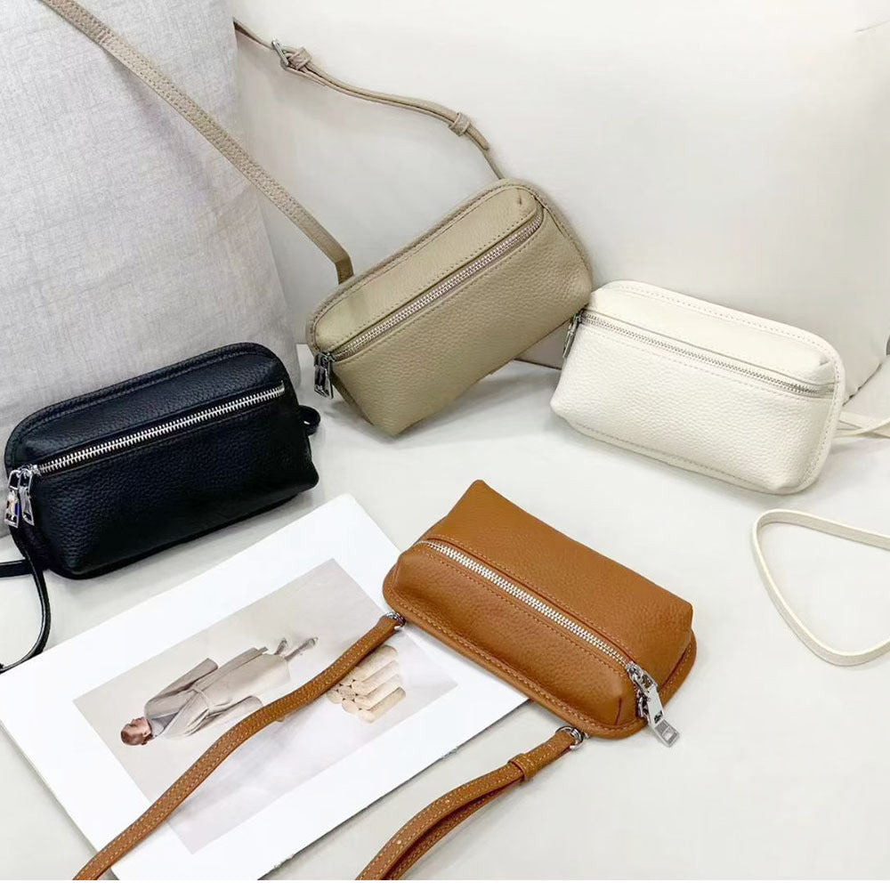 Compact and Exquisite Phone Bag for Women2025New Lightweight Simple Chest Bag Fashionable Portable Mini Crossbody Bag Small Bag - 图片 8