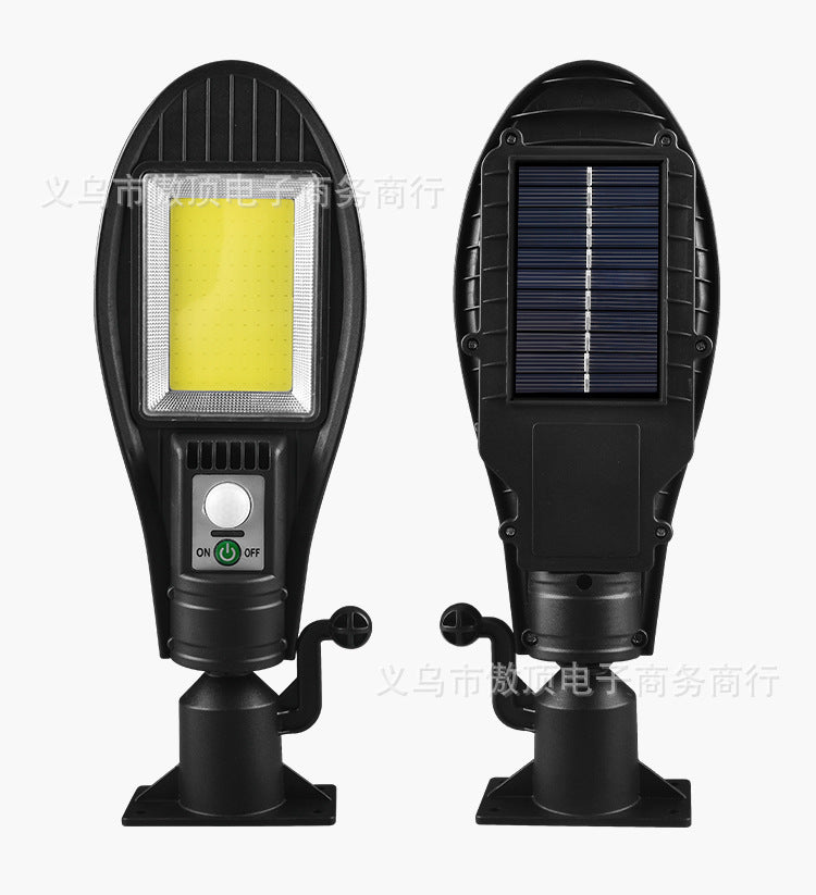 Outdoor Solar Light Human Body Sensing Wall Light Integrated Street Light with Remote Control Garden Light Waterproof Garden Light - 图片 27