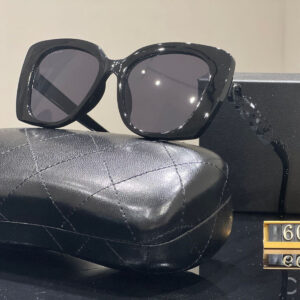 New Fashion Chanel Sunglasses Xiaohongshu Internet Celebrity Same Style Versatile No-Makeup Face Slimming UV Protection Sunglasses