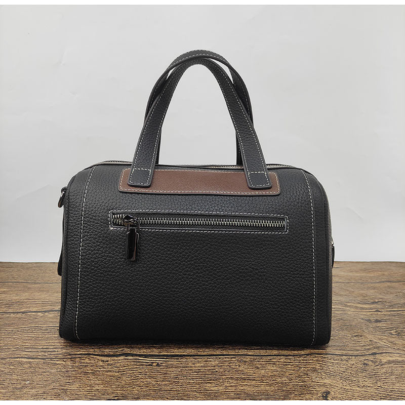 Boston Crossbody Pillow Bag Privacy Protection Fingerprint Unlock Genuine Leather Handbag Commuter Women's Bag Crossbody Bag - 图片 29