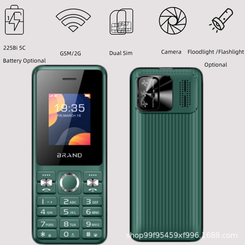 5092 Dual Card GSM 2G Straight board student elderly phone with buttons, camera, and long standby time - 图片 7