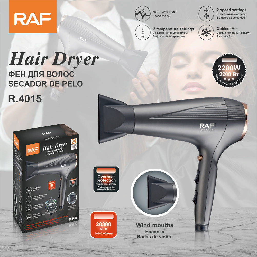 Hair Dryer2200W Hot and Cold Air Hair Dryer High Power Household Hotel Hair Dryer Hair Salon Hair Dryer R.4015 - 图片 17