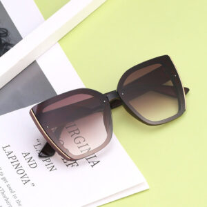 Internet Celebrity Cat Eye Large Frame Sunglasses for Women Fashion Trend UV Protection Sunglasses Korean Style Glasses sunglasses