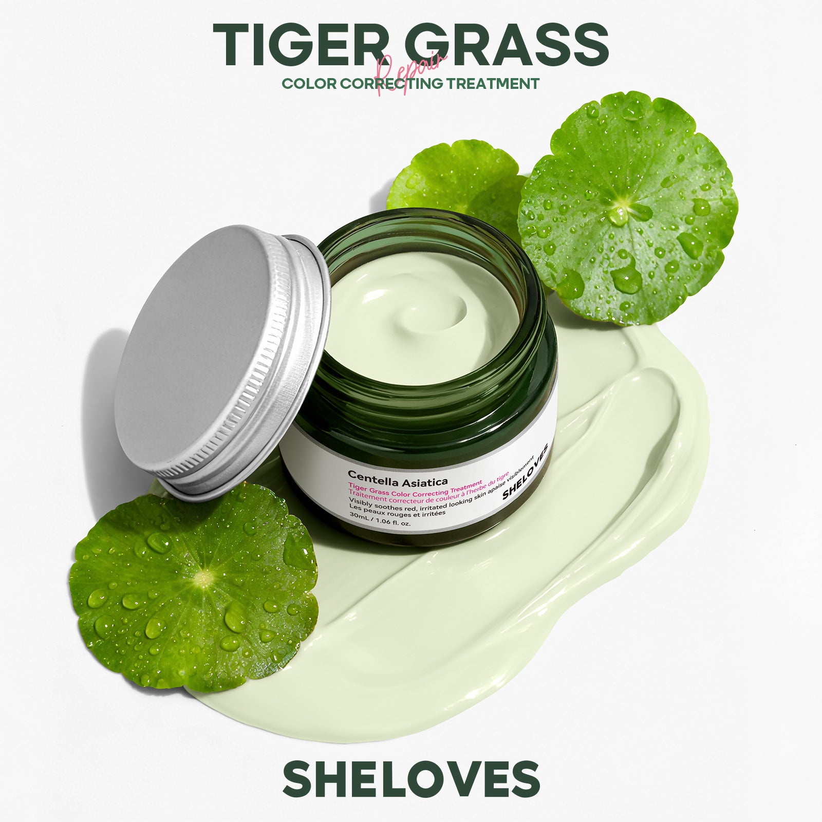 New Centella Asiatica Soothing Repair Essence Cream Corrects Redness and Conceals Skin Tone cica Cream - 图片 10