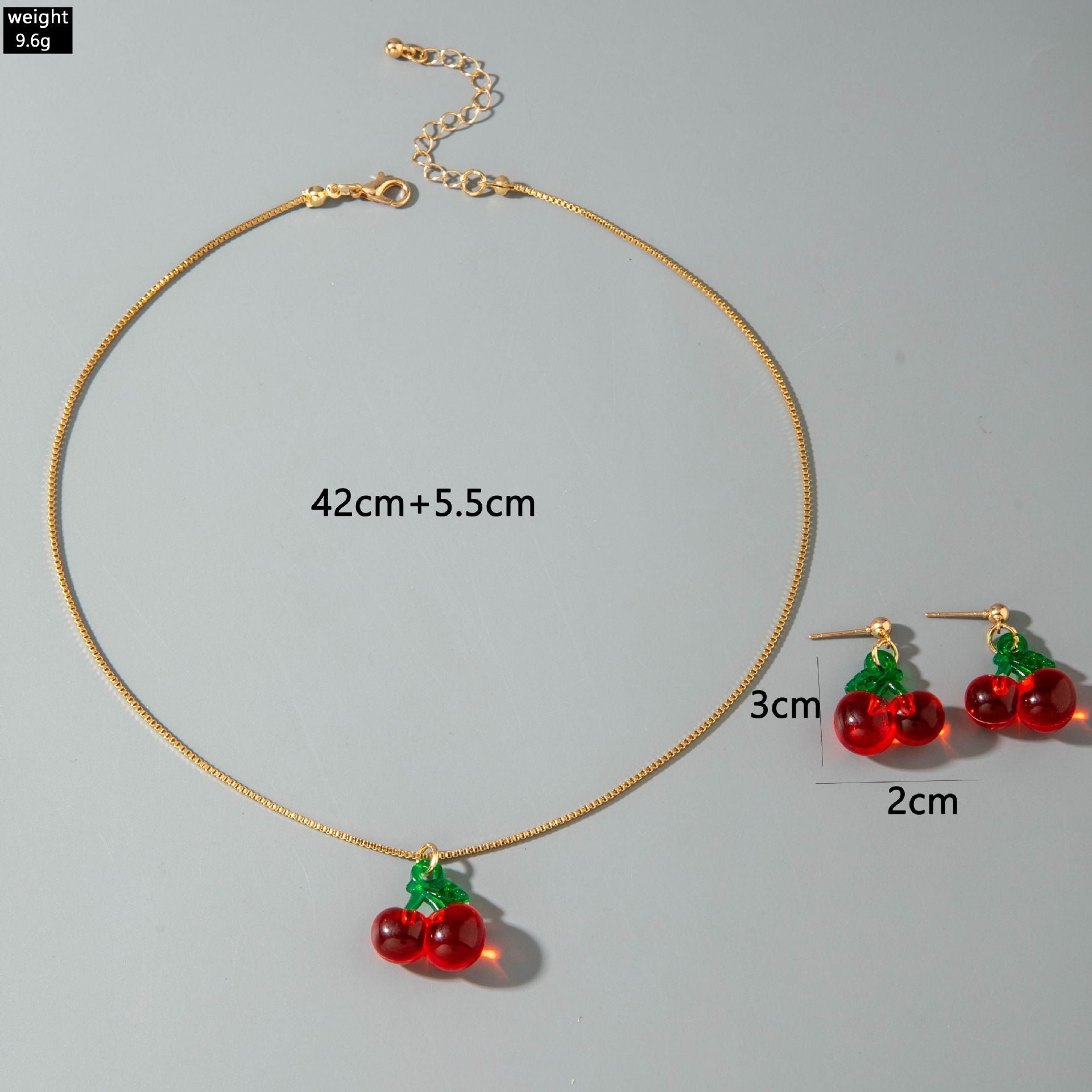 European and American Style Jewelry Light Luxury Imitation Pearl Cherry Necklace High-End Versatile Grass Multi-Layer Stacking Necklace Wholesale - 图片 31