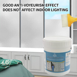 Frosted Glass Paint Light Blocking Opaque Glass Paint Bathroom Glass Window Sandblasting Frosted Glass Film Paint