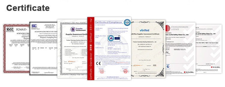 Double Tempered Reflective Glass Aluminium Sliding Windows Economic Price in Africa - 图片 25