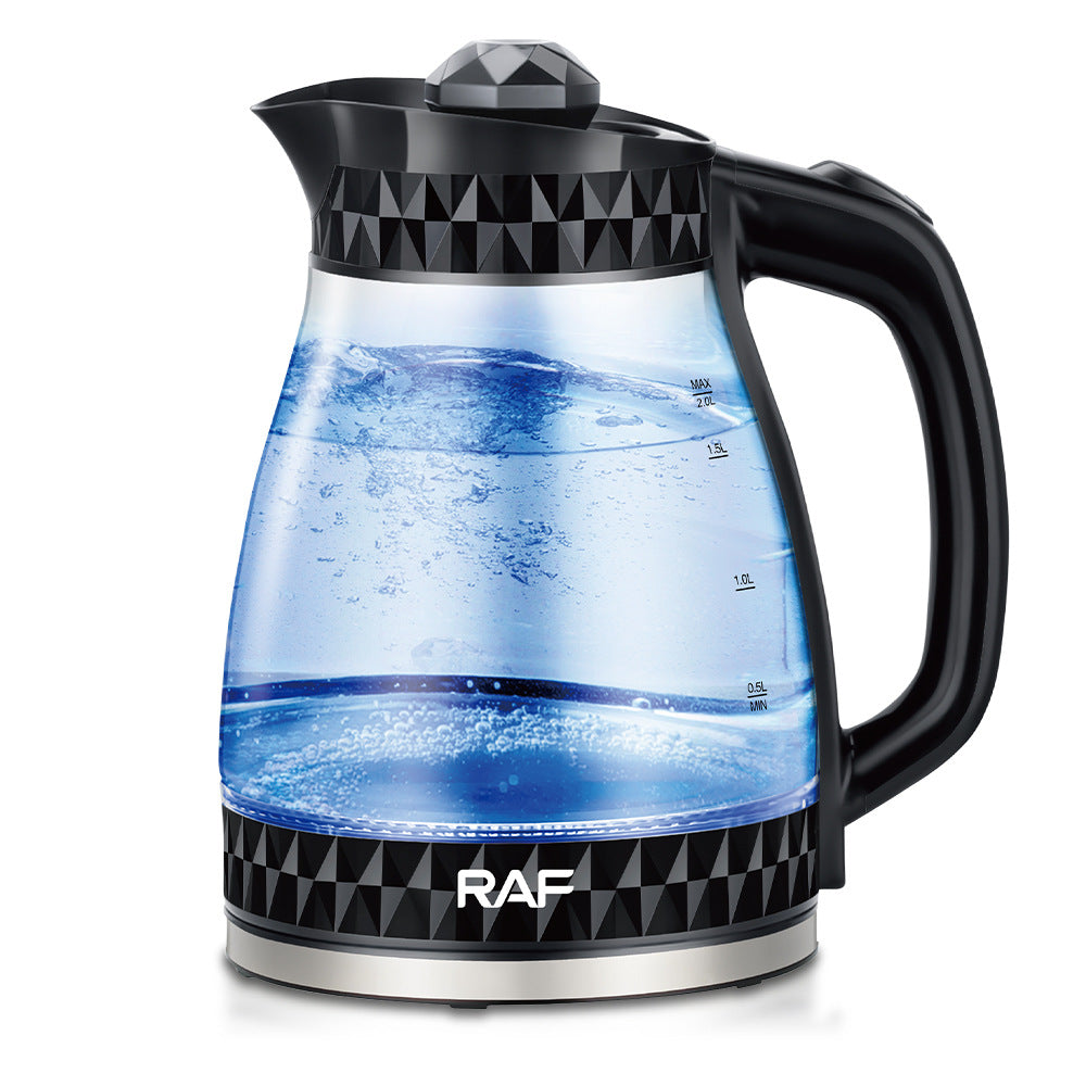 RAF European Standard Transparent Glass2L Electric Kettle Automatic Large Capacity Multi-Functional Kettle Overheat Protection - 图片 14