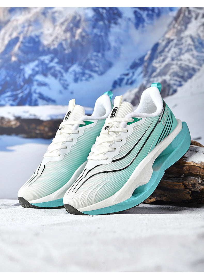 Friction Sound Real Explosion Soft Sole Breathable Racing Running Shoes Unisex Versatile Shock Absorption Anti-Slip Couple Casual Sports Shoes - 图片 23