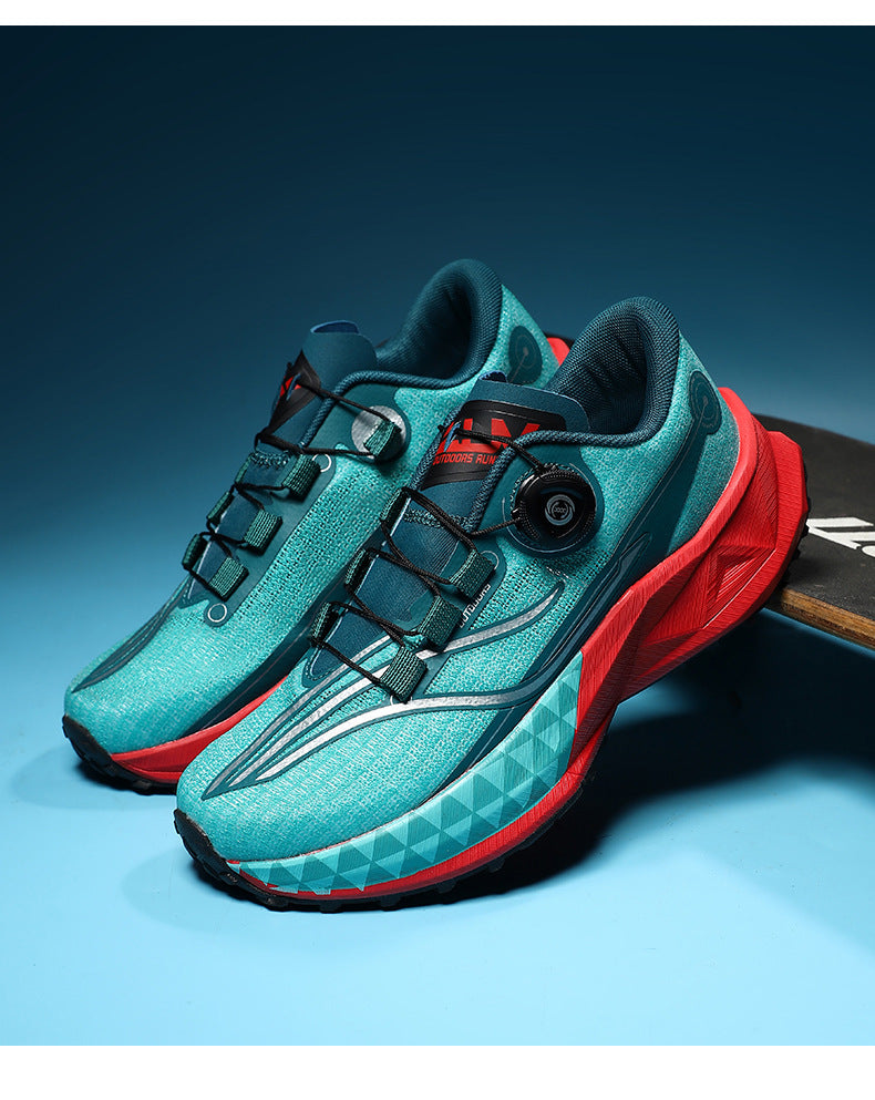 Full Palm Carbon Plate Sports Running Shoes Double Layer Popcorn Outdoor Trail Running Shoes Marathon Men's and Women's Shoes - 图片 56