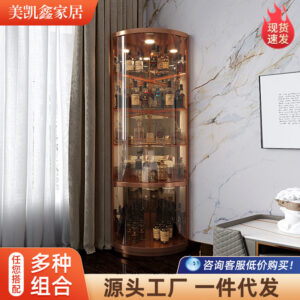 Glass Door Wine Cabinet Display Cabinet Living Room2022New Wine Rack Internet Celebrity Small High-End Light Luxury Modern Home Wall-Mounted