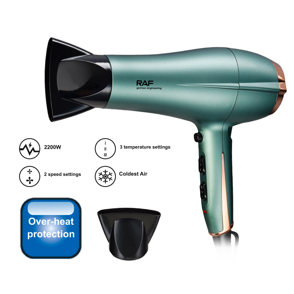 Hair Dryer2200W Hot and Cold Air Hair Dryer High Power Household Hotel Hair Dryer Hair Salon Hair Dryer - 图片 12