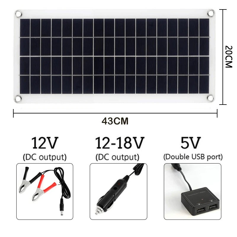 E-commerce Solar Charging Panel Portable Lightweight Solar Panel Flexible Solar Panel Solar Charging - 图片 6