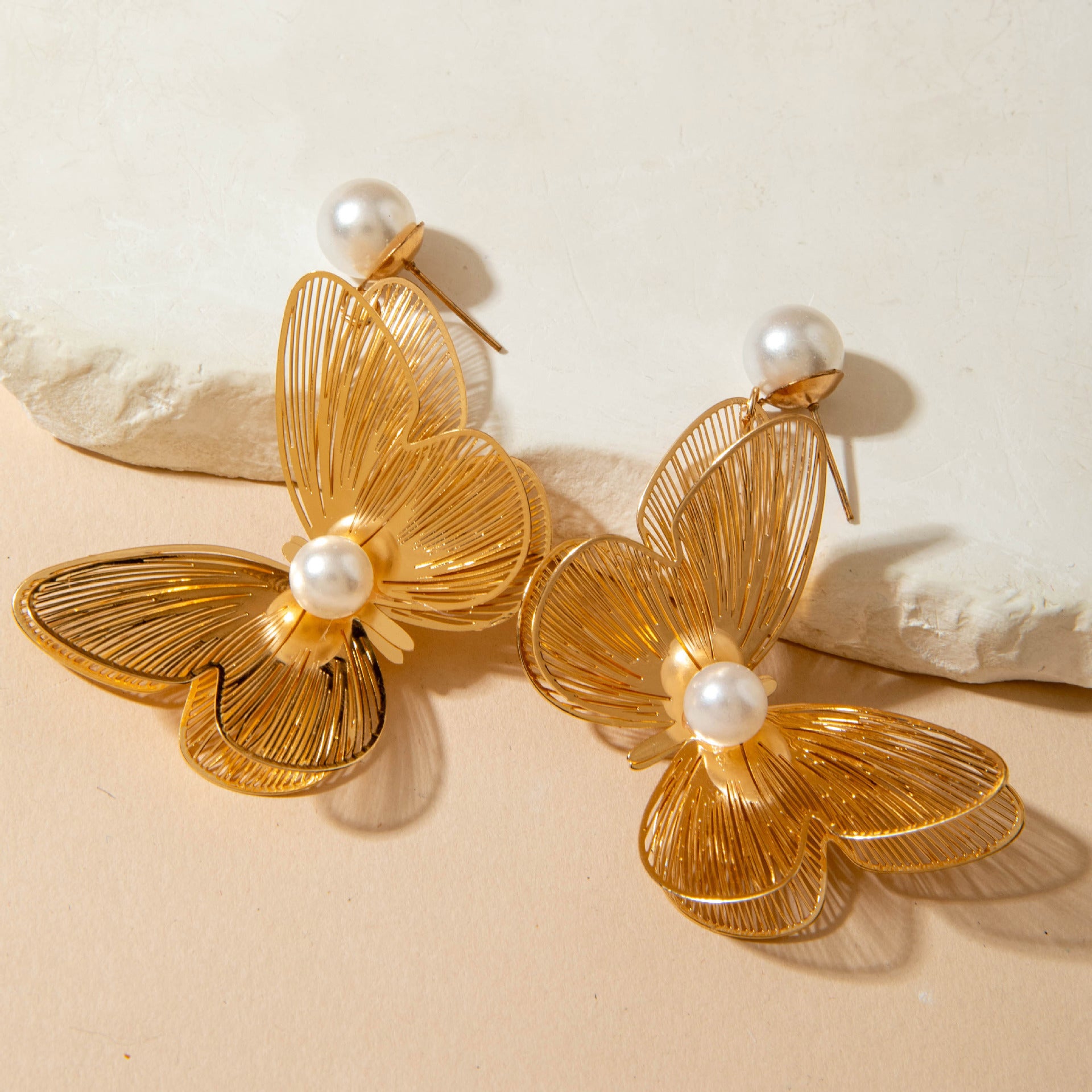 European and American Niche Ginkgo Leaf Tassel Necklace Design Sense Retro Pull-out Imitation Pearl Choker Jewelry choker - 图片 10