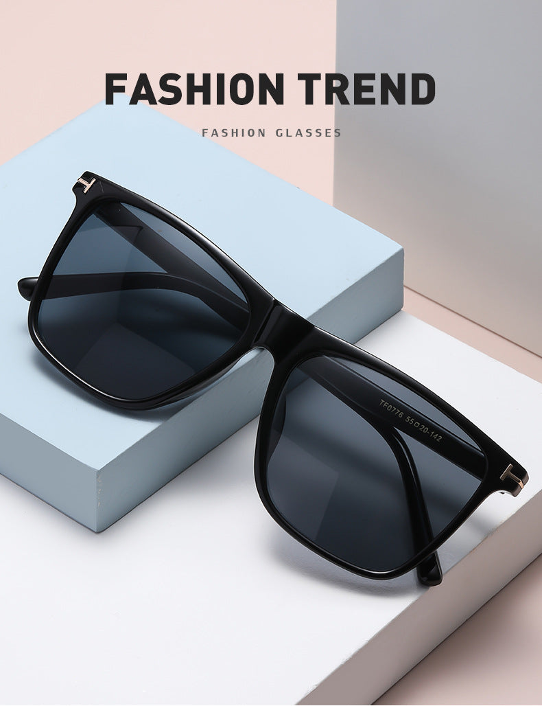 2025New style square frame sunglasses for women with a high-end feel ins Fashionable Men's Sunglasses with UV Protection sunglasses - 图片 15
