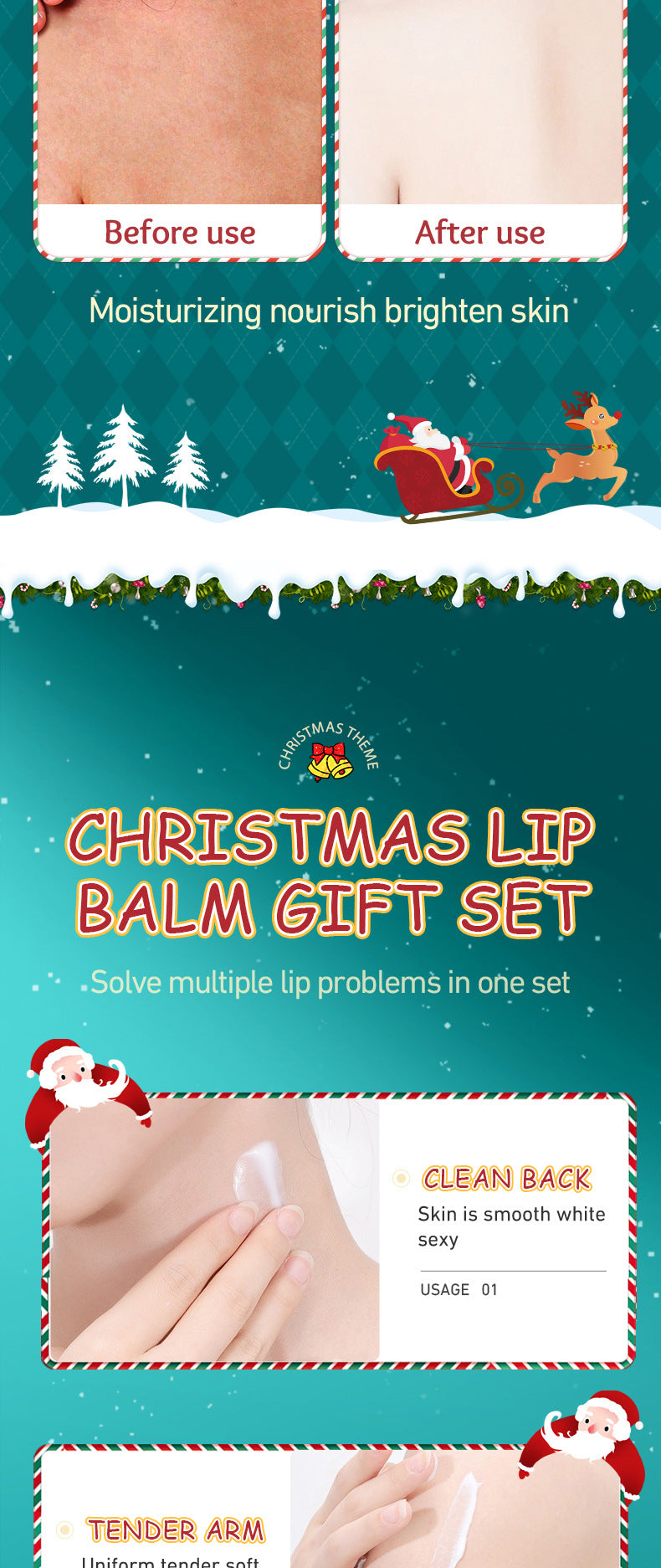 Avocado Moisturizing Body Lotion SADOER Autumn and winter moisturizing body cream cross-border foreign trade wholesale - 图片 25